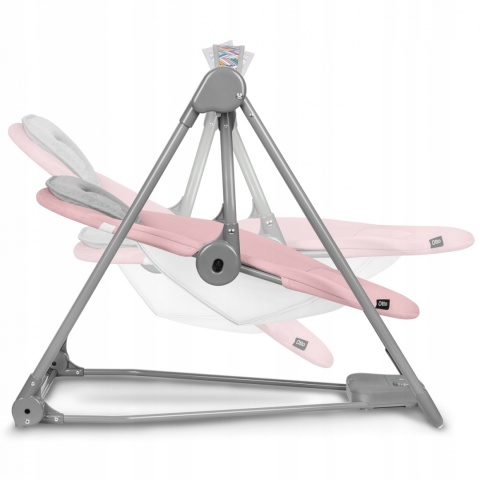 OTTO Lionelo Leżaczek bujaczek - Pink Baby