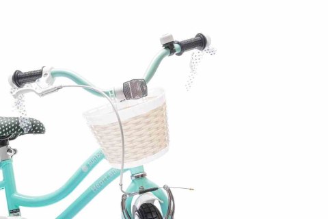 Rowerek dla dziewczynki 12 cali Heart bike - miętowy