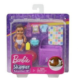 Barbie Dziecko lalka + akcesoria GHV86 GHV83 MATTEL