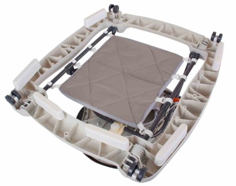 Chodzik kołyska z kierownicą - szary