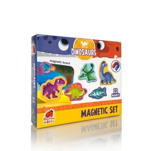 Puzzle magnetyczne "Dinozaury" z tablicą RK2090-03