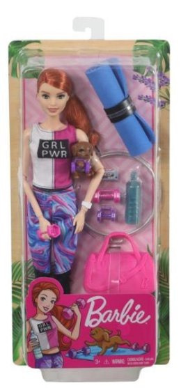 Barbie Relaks Lalka z pieskiem na siłowni GJG57 GKH73