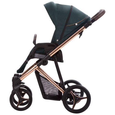 FLAVIO PREMIUM CLASS 2w1 Bebetto wózek wielofunkcyjny do 22kg głęboko-spacerowy - Gold 03