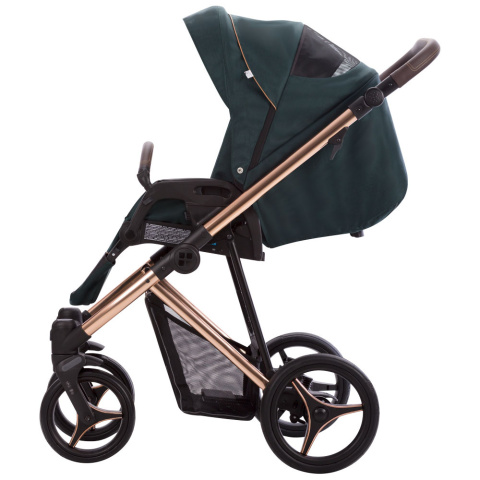 FLAVIO PREMIUM CLASS 2w1 Bebetto wózek wielofunkcyjny do 22kg głęboko-spacerowy - Gold 03