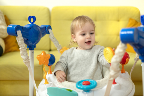 Skoczek dziecięcy SMOL TOYZ by Caretero - Blue