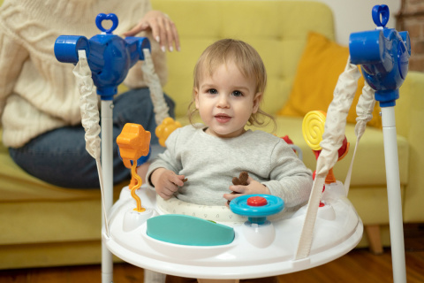 Skoczek dziecięcy SMOL TOYZ by Caretero - Blue