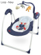 LOOP Caretero Huśtawka dla niemowląt do 12kg navy