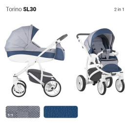TORINO S-line New Bebetto 2w1 luksusowy wózek wielofunkcyjny sl30