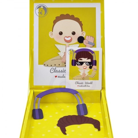 CLASSIC WORLD Układanka Magnetyczna Strojenie Lalek 32 el.