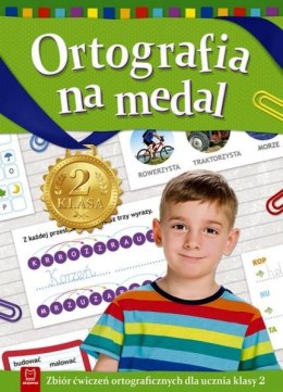 Książka Ortografia na medal. Zbiór ćwiczeń ortograficznych dla ucznia klasy 2