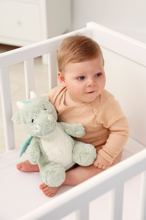 Cloud b® Love Light Buddies Drake the Dragon™ - Szumiący Smok z czujnikiem ruchu i pozytywką