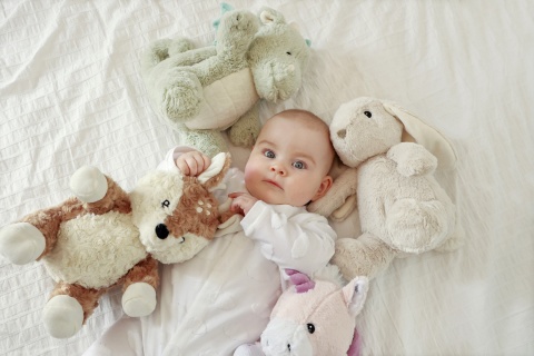 Cloud b® Love Light Buddies Finley Fawn™ - Szumiąca Sarenka z czujnikiem ruchu i pozytywką