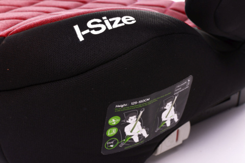 Hi-Fix I-size 4Baby Fotelik samochodowy podstawka z isofix 22-36 kg - RED