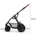 XMOOV do 22 kg 3w1 KinderKraft wózek wielofunkcyjny - Dark Grey
