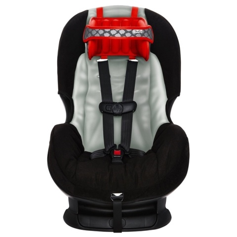 NapUp Opaska podtrzymująca głowę w foteliku samochodowym - czerwona