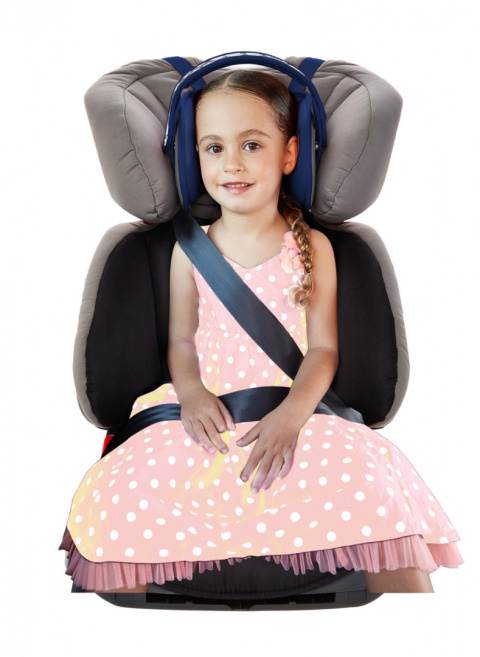 NapUp Opaska podtrzymująca głowę w foteliku samochodowym - granatowa