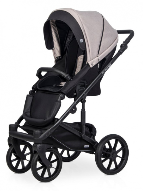 Riko NUNO PRO 2w1 Wózek wielofunkcyjny z miękką gondolą do 22 kg - Sand