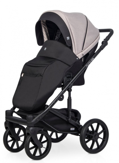 Riko NUNO PRO 2w1 Wózek wielofunkcyjny z miękką gondolą do 22 kg - Sand