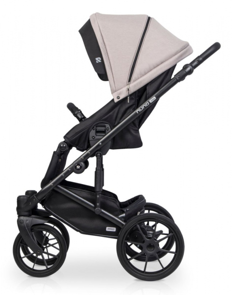 Riko NUNO PRO 2w1 Wózek wielofunkcyjny z miękką gondolą do 22 kg - Sand