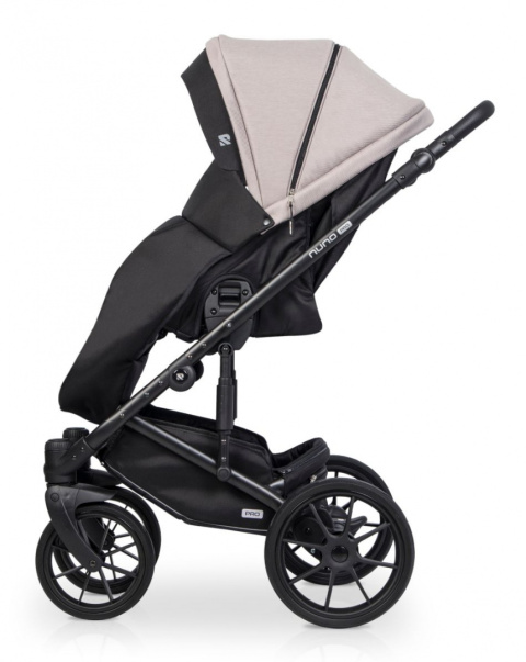 Riko NUNO PRO 2w1 Wózek wielofunkcyjny z miękką gondolą do 22 kg - Sand