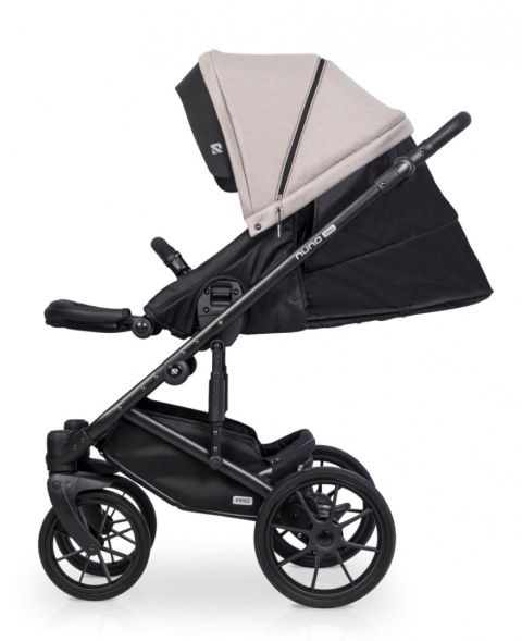 Riko NUNO PRO 2w1 Wózek wielofunkcyjny z miękką gondolą do 22 kg - Sand