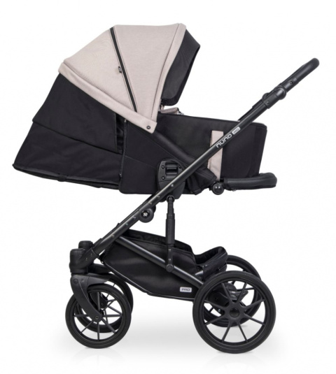 Riko NUNO PRO 2w1 Wózek wielofunkcyjny z miękką gondolą do 22 kg - Sand