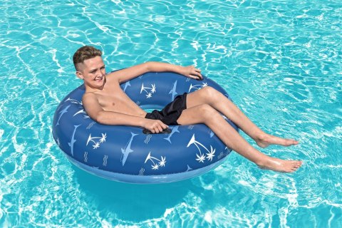 Dmuchane Koło Do Pływania 119 cm Niebieskie Bestway 36353
