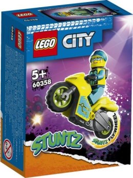 LEGO 60358 CITY Cybermotocykl kaskaderski p5