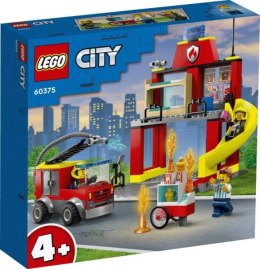 LEGO 60375 CITY Remiza strażacka i wóz strażacki p3