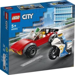 LEGO 60392 CITY Motocykl policyjny - pościg za samochodem p4