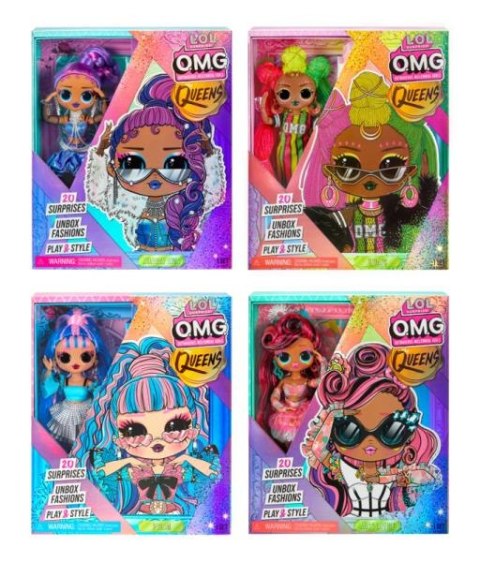 LOL Surprise OMG Queens Doll Runway Diva, Sways, Prism, Miss Divine 579885 p4 mix cena za 1 szt