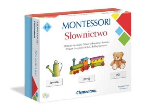 Clementoni Montessori Słownictwo p6 50077