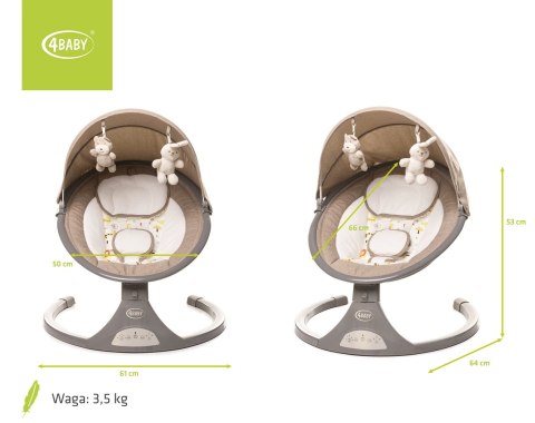 Huśtawka Rock' n Relax 2023 camel 4baby