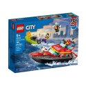 Lego city łódź strażacka
