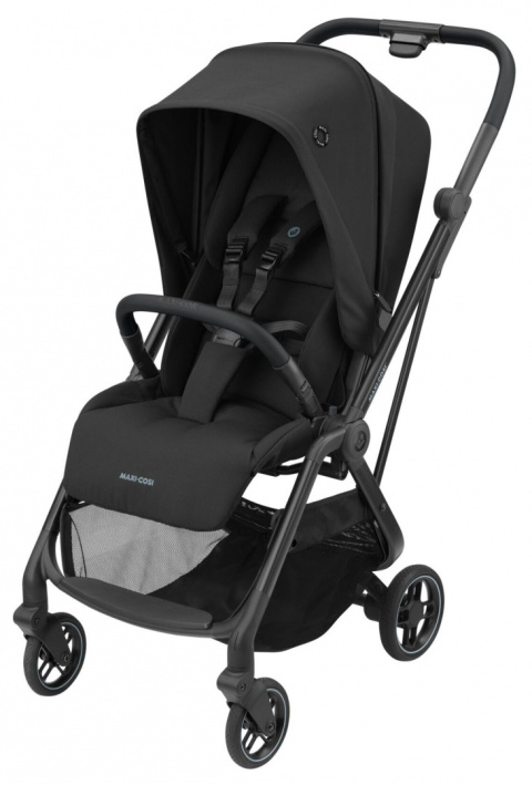 Leona Maxi-Cosi + Oria 2w1 lekki wózek głęboko-spacerowy z przekładanym siedziskiem 7,5kg - Essential Black