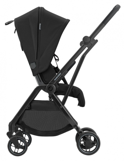 Leona Maxi-Cosi + Oria 2w1 lekki wózek głęboko-spacerowy z przekładanym siedziskiem 7,5kg - Essential Black