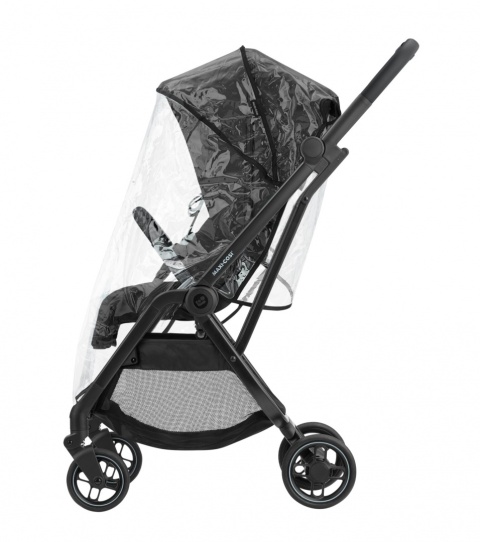 Leona Maxi-Cosi + Oria 2w1 lekki wózek głęboko-spacerowy z przekładanym siedziskiem 7,5kg - Essential Black