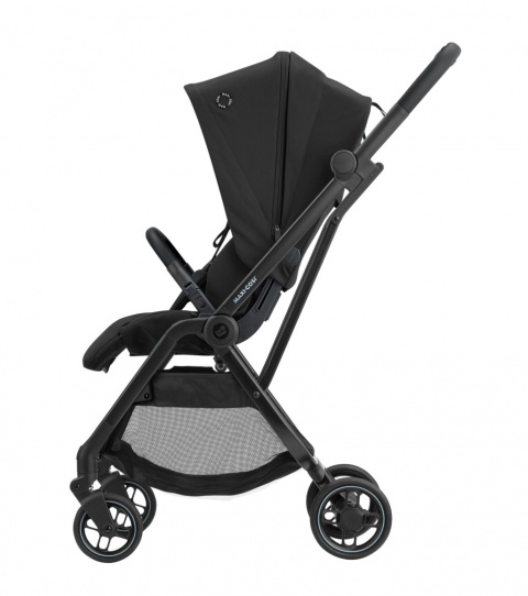 Leona Maxi-Cosi + Oria 2w1 lekki wózek głęboko-spacerowy z przekładanym siedziskiem 7,5kg - Essential Black