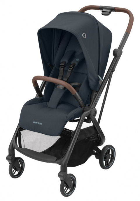 Leona Maxi-Cosi + Oria 2w1 lekki wózek głęboko-spacerowy z przekładanym siedziskiem 7,5kg - Essential Graphite