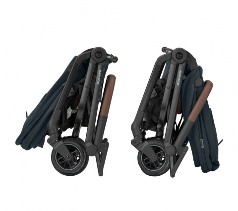 Leona Maxi-Cosi + Oria 2w1 lekki wózek głęboko-spacerowy z przekładanym siedziskiem 7,5kg - Essential Graphite