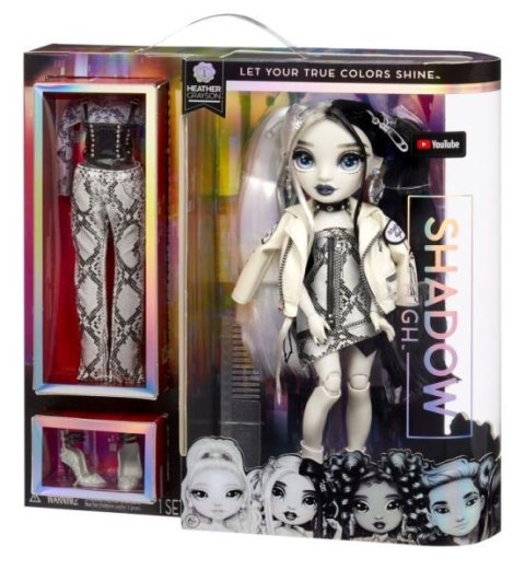 MGA Rainbow High Shadow High Doll Seria 1 - Heather Grayson (Gray) 580782