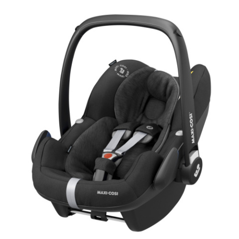 Pebble Pro i-Size Maxi-Cosi + Frotte fotelik samochodowy od urodzenia do ok. 12 miesiąca życia 45 cm do 75 cm - Essential Black