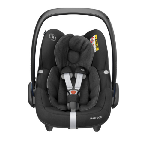 Pebble Pro i-Size Maxi-Cosi + Frotte fotelik samochodowy od urodzenia do ok. 12 miesiąca życia 45 cm do 75 cm - Essential Black