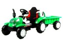 Traktor na akumulator dla dzieci LED MP3 2 silniki TRAK-S-1-ZIELONY