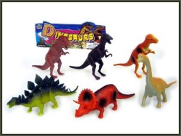 Dinozaury 20cm 6 sztuk w worku HIPO cena za opakowanie p12