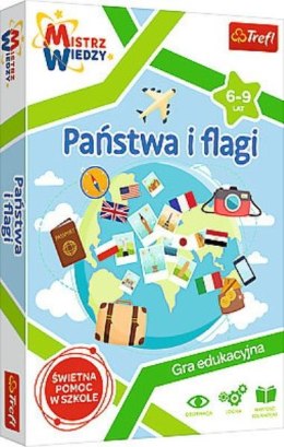 Państwa i Flagi Mistrz Wiedzy gra edukacyjna 01953 Trefl p12