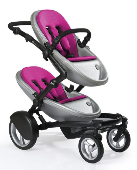 Wymienna wkładka do wózka Mima Kobi / Xari - Hot magenta