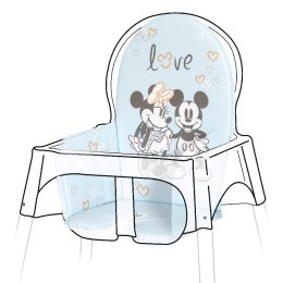 KEEEPER 185016 Lena Mickey mouse Mata na krzesełko do karmienia cloudy blue( mętny błękit)