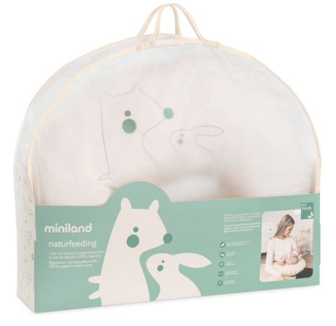 Miniland Ergonomiczna poduszka do karmienia ECO-friendly - Królik