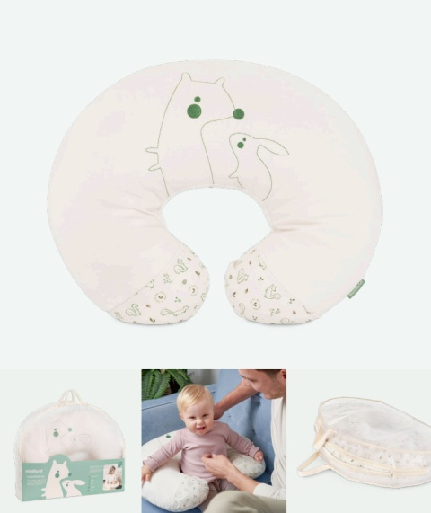 Miniland Ergonomiczna poduszka do karmienia ECO-friendly - Królik